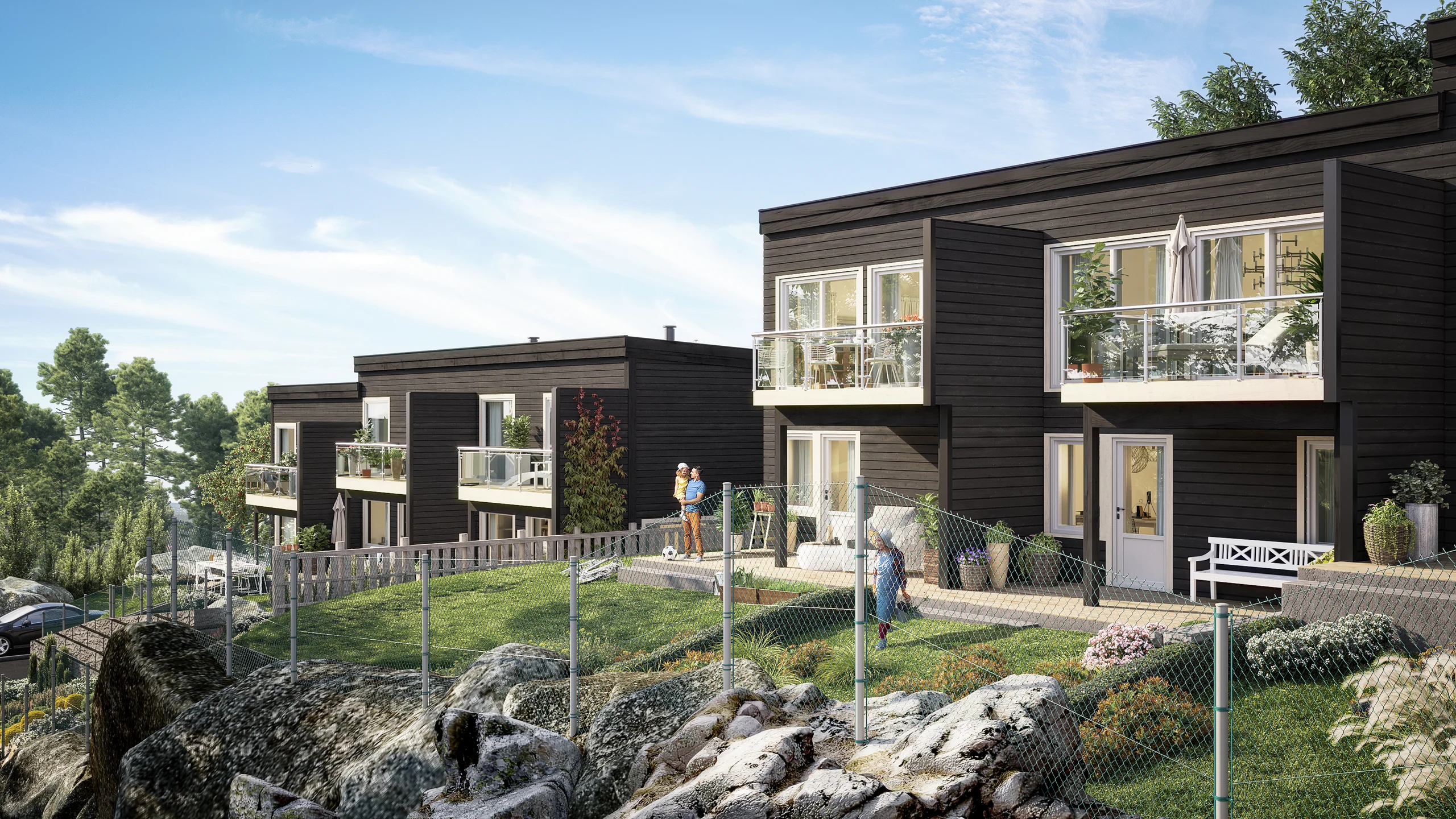 Eksteriørvisualisering av BoligPartner: Jøriahugen, bilde 1 av 2.