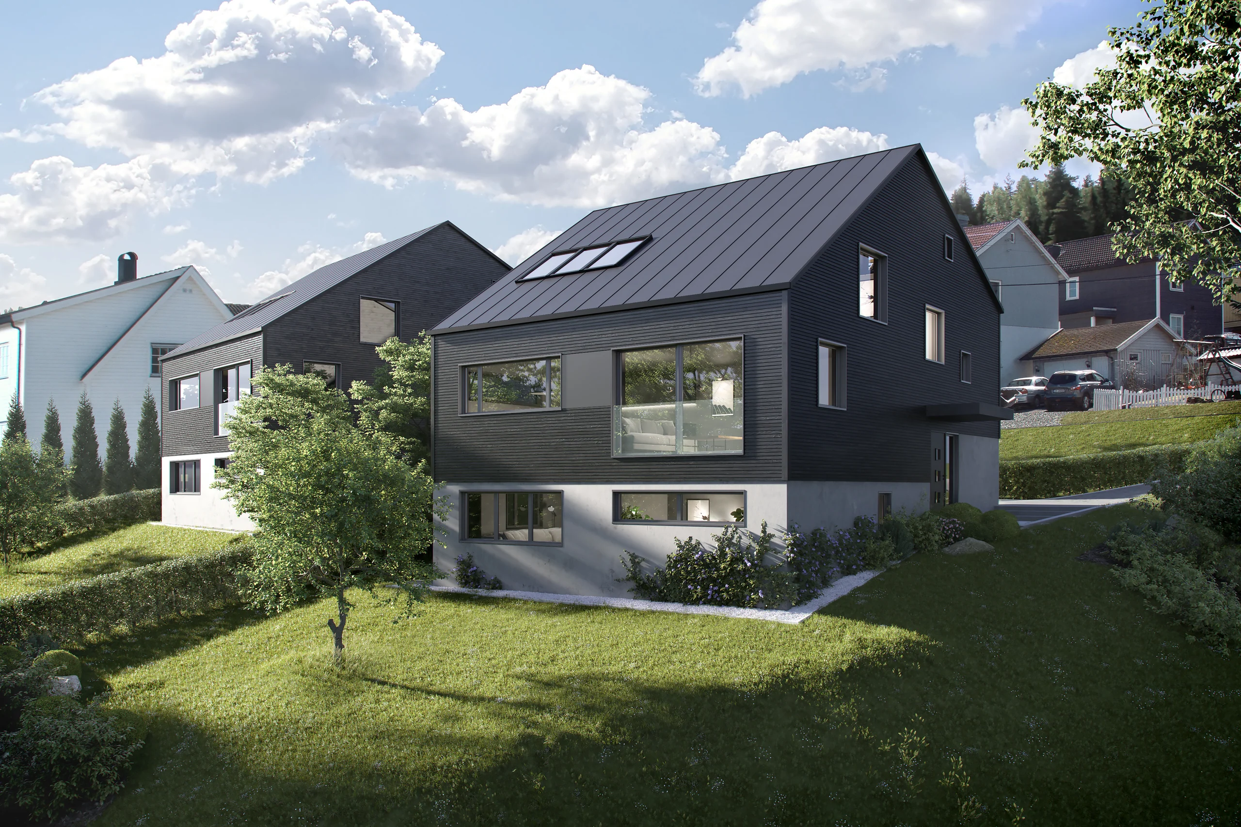 Interiørvisualisering for Nordvik Lillestrøm: Knattenveien 2, bilde 1 av 2.