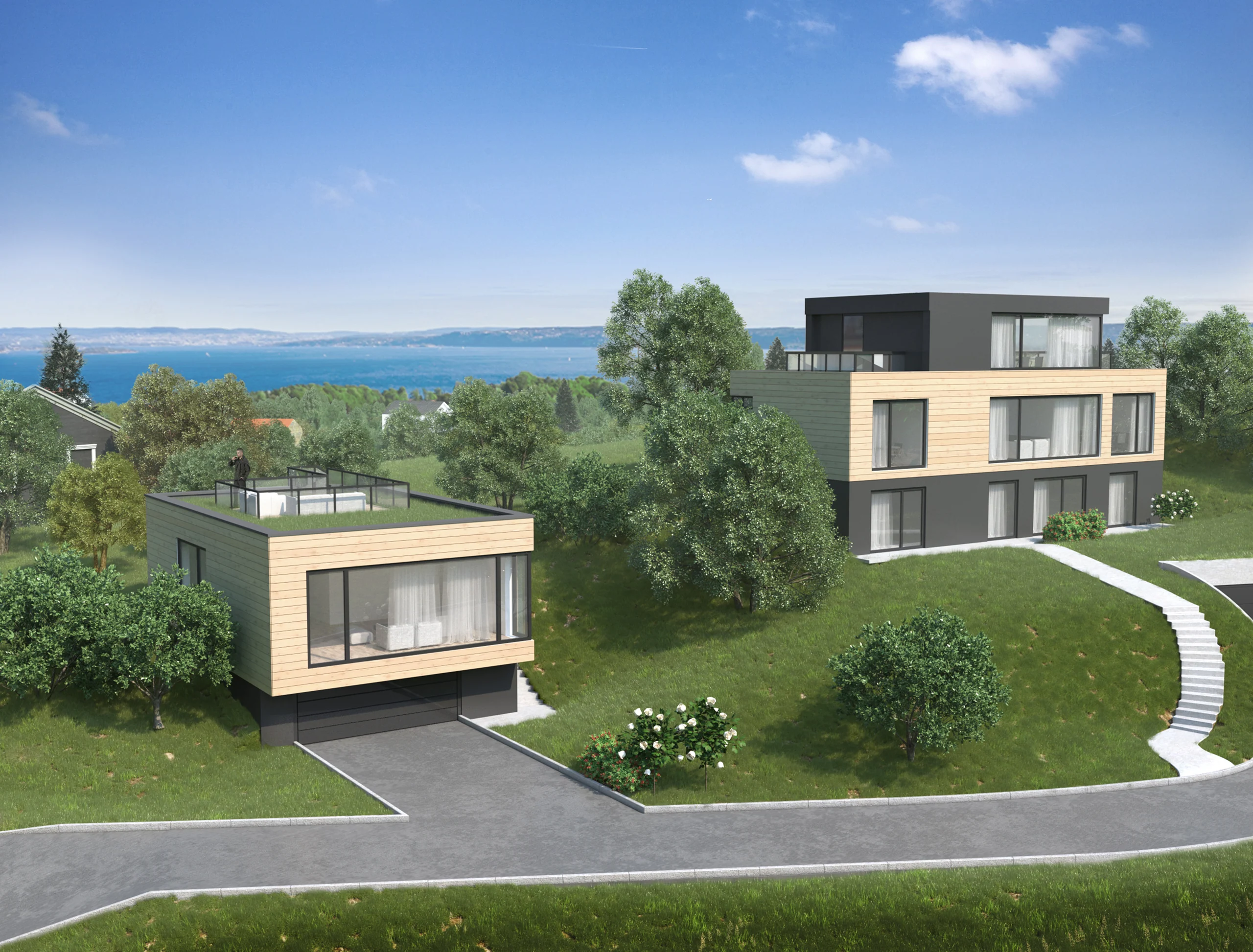 Eksteriørvisualisering av Nordvik & Partners Ullevål, bilde 1 av 3.
