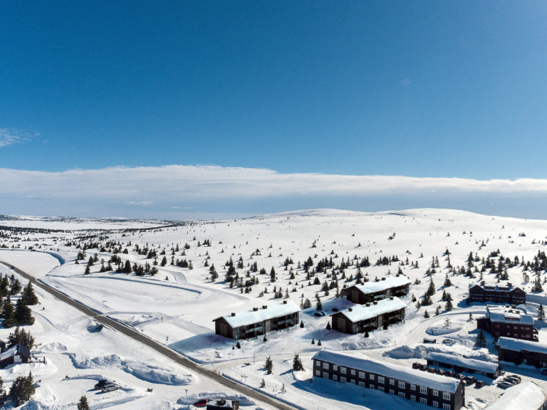 En visualisering for salg av en blå himmel med hvite skyer laget for Papaya i 2017.